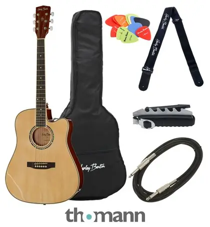 Harley Benton D-120CE NT Bundle Wochenendangebot