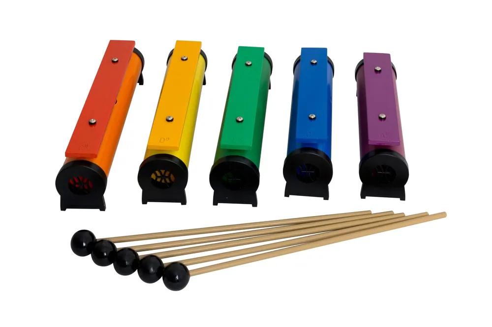 Goldon Klangbausteine 11405Boomwhackers 5 Halbtöne Kostenloser Rückversand