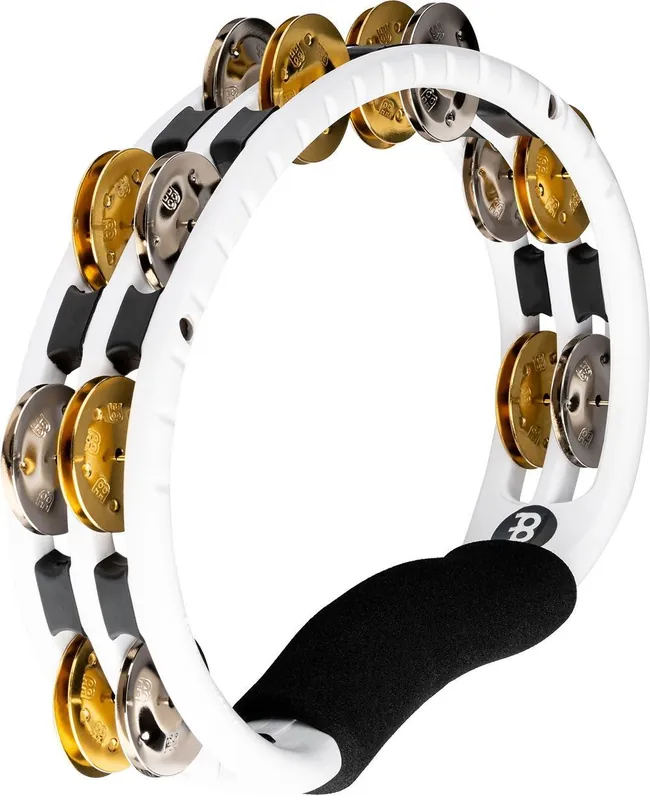 Meinl TMT1M-WH Hand Tambourin Stahl-/ Messingschellen Rabatt