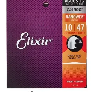Begrenztes Angebot Elixir Nanoweb Light Western 12-Saiter Set