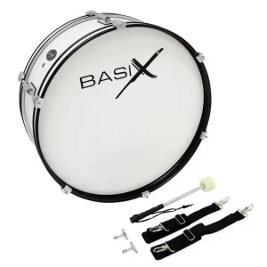 GEWApure Junior Bass Drum Kindermarschpauke/Fan-Trommel 22" x 7" / Weiss Direkt Vom Hersteller
