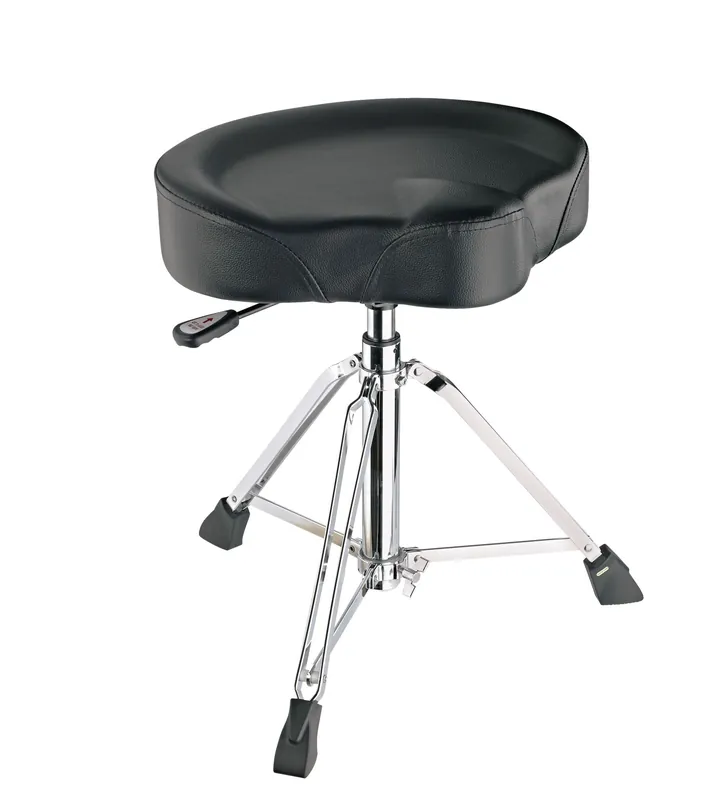 K&M 14035 Drummersitz mit Gasdruckfeder und Lederbezug Top-Seller