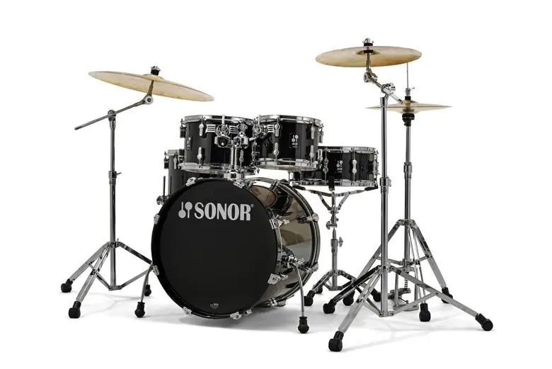 Exklusiv Sonor AQ1 Studio Schlagzeug Piano Black 20/10/12/14 Snare