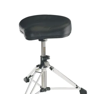 Saisonangebot K&M 14000 "Gomezz" Drumhocker große Sitzfläche Leder Sattel sehr stabil