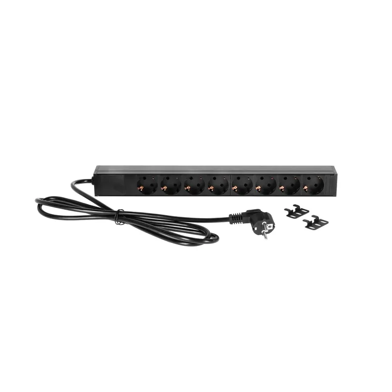 Preis Gesenkt Rack Steckdosenleiste Adam Hall 87471 19" Stromverteiler schwarz zur Rackmontage