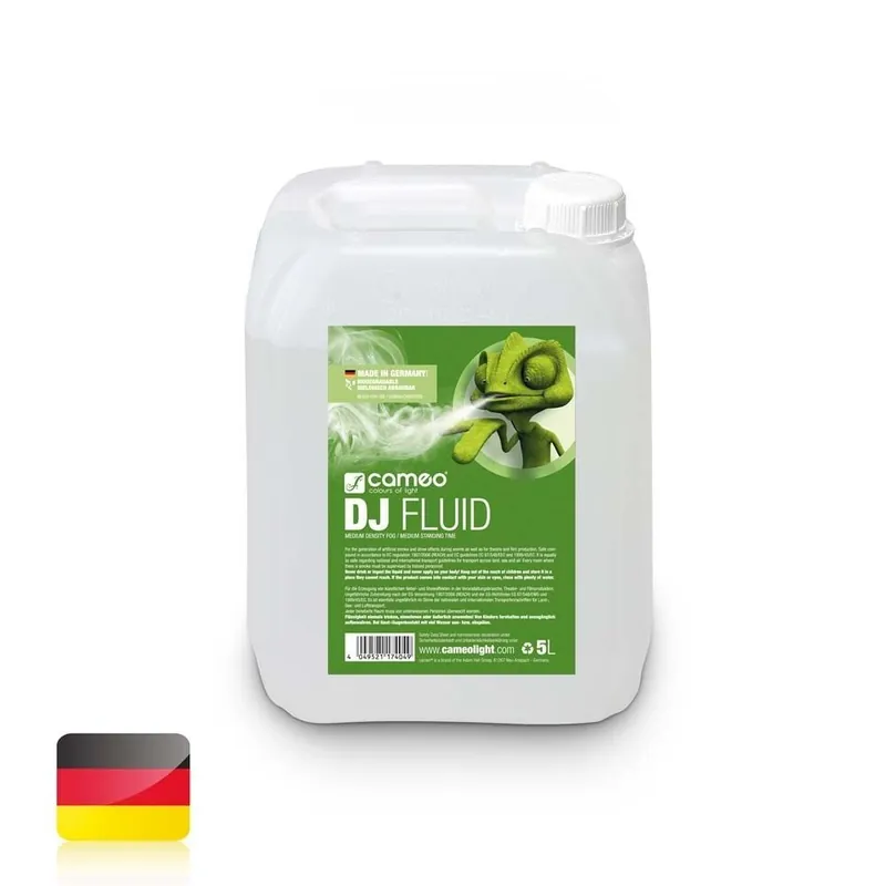 Cameo DJ FLUID 5 L Nebelfluid mit mittlerer Dichte und mittlerer Standzeit Preiswert