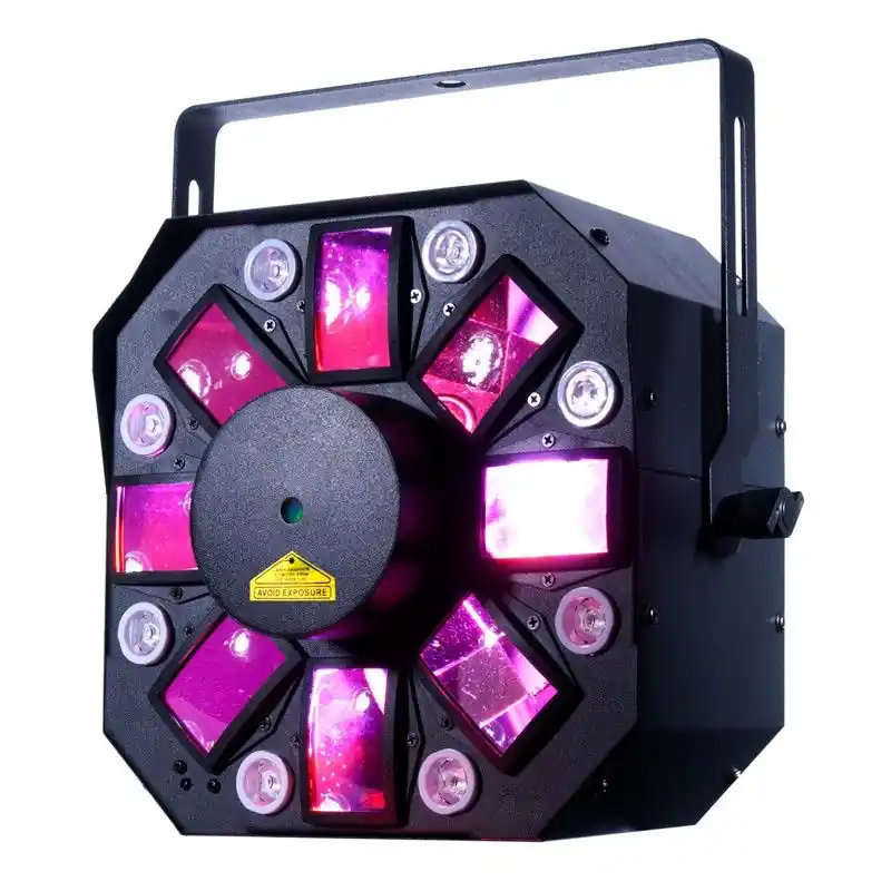 American DJ ADJ Stinger ll LED-LichteffektMoonflower, UV und Laser Effekt Must-Have