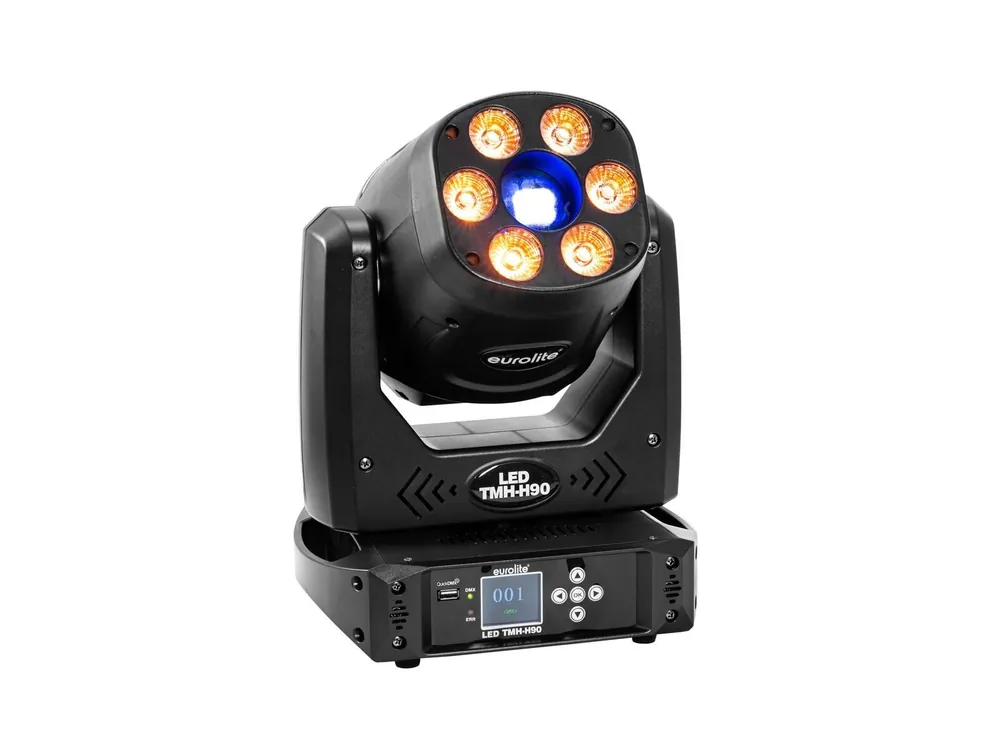 Finale Aktion EUROLITE LED TMH-H90 Hybrid Moving-Head Spot/Wash COB
