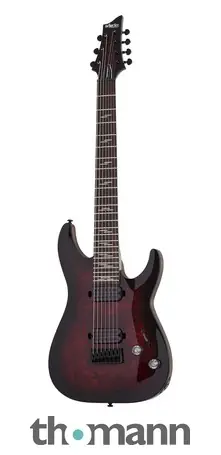 Schecter Omen Elite-7 Black Ch Burst Neu Im Sortiment