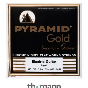 Zertifiziert Pyramid Gold Flatwound 010-0465