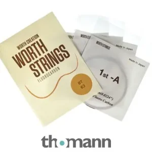 Zertifiziert Worth Strings BT Tenor Ukulele Set