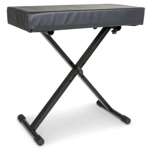 Keyboardbank Metall KB40, 56 - 66cm höhenverstellbar, 7cm Polster Hochwertig