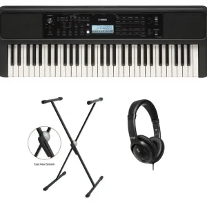 Yamaha PSR-E383 SetKeyboard mit Stativ und Stereo-Kopfhörer Aktuell