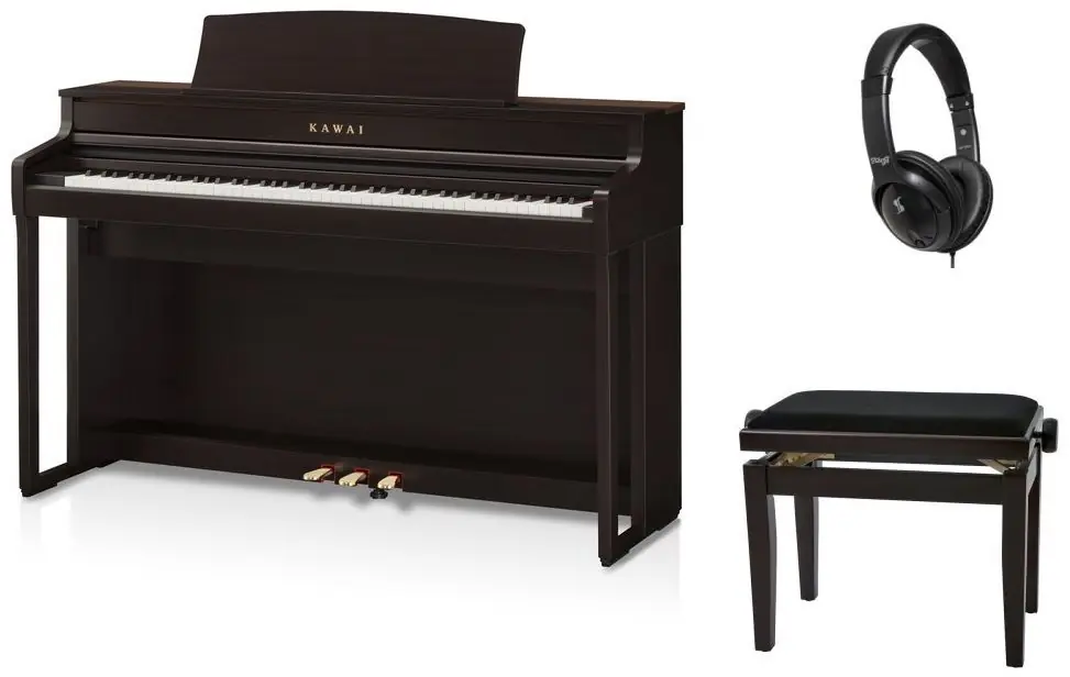 KAWAI CA-501R Set Digitalpiano Rosenholz + Klavierbank+ Stereo Kopfhörer Nur Heute