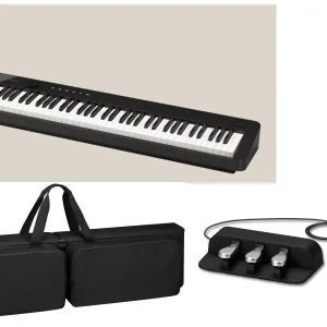 Casio PX-S5000 BK Stage Set + SP-34 + SC800 Bag,Stagepiano schwarz - Knallerangebot