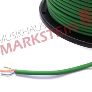 Zertifiziert NF-Kabel, symmetrisch, Meterware Grün