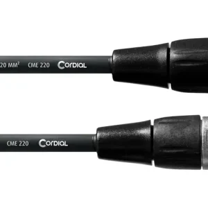 Expressversand Cordial CFM 10 FM Mikrofonkabel Neutrik / Rean XLR male/female, 10 Meter schwarz