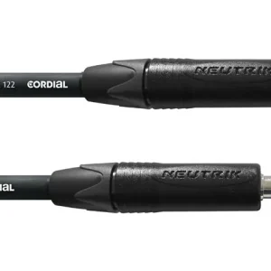 Cordial CPI 3 PP Gitarrenkabel, 6,3mm Klinke/Klinke, Neutrik, 3m , schwarz Kostenfreie Lieferung