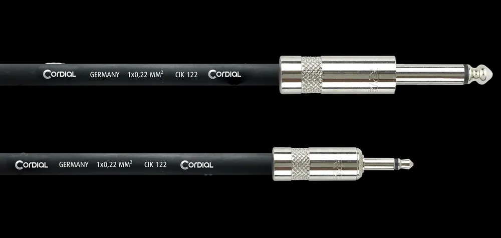 Rabatt Cordial CPI 3 PZ, 3m, 3,5mm Mono Klinke6,3mm Mono Klinke Stecker-Stecker