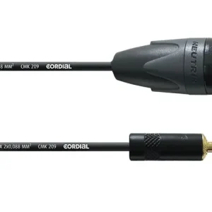 Expressversand Cordial CPM 1,5 FW-BAL Audiokabel, 1 XLR female3,5mm Stereoklinkenstecker