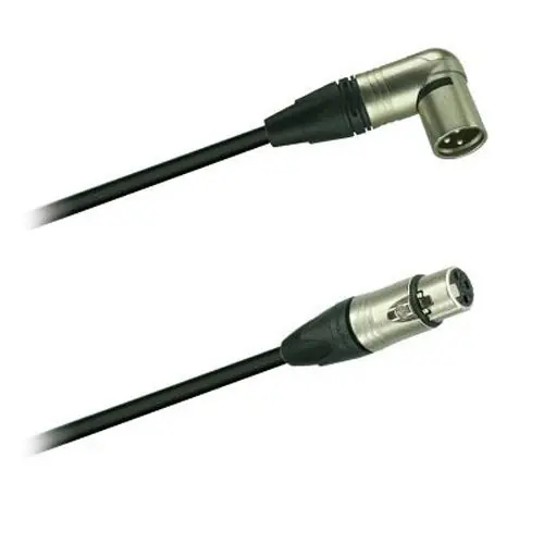 Mikrofonkabel Neutrik Winkel XLR male/ XLR female, 1,0 Meter, schwarz Limited Edition