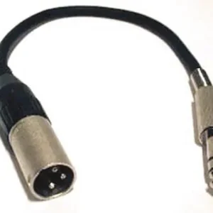 Mikrofonkabel Amphenol XLR male/ 6,3mm StereoKlinkenstecker, 1 Meter Expressversand