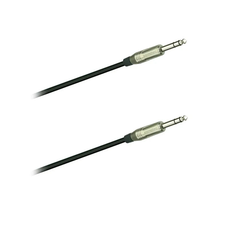 Sale Audiokabel 6,3mm Klinke/Klinke, Stereo, 10 Meter, schwarz
