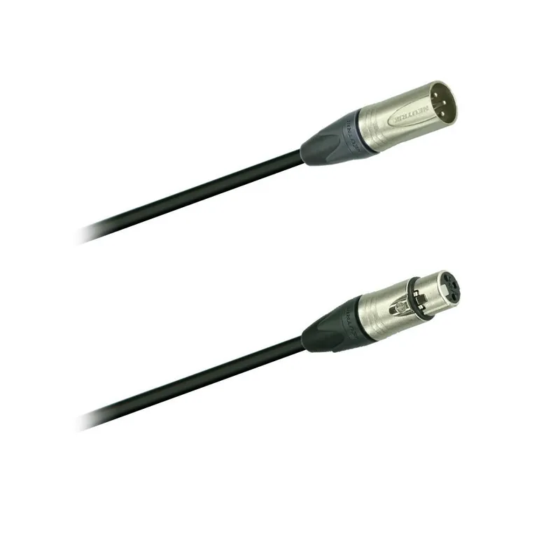 Mikrofonkabel Neutrik XLR male/female, 0,5 Meter schwarz Gleich Bestellen