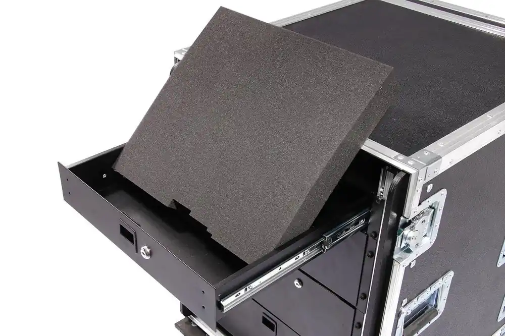 MHM Flex-Cut Inlay für 2HE Rackschublade, Schaumstoffblock Flex Cut SoLänge Der Vorrat Reicht