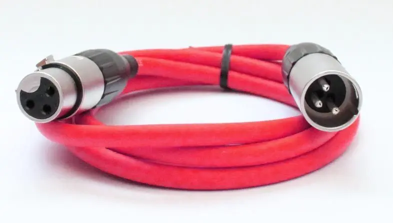 Mikrofonkabel Amphenol XLR male/female, 1 Meter, rot Bestseller