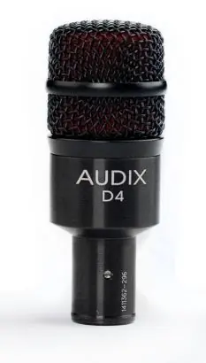 Audix D4 Instrumenten Mikrofon für Bassdrum, Floortom, dynamisch, Hyperniere Neu Im Sortiment