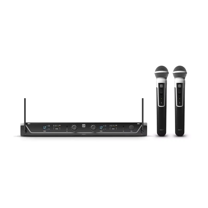 Nur Für Kurze Zeit LD Systems U308 HHD2 Dual Vocal Wireless System, 863 - 865 MHz + 823 - 832 MHz