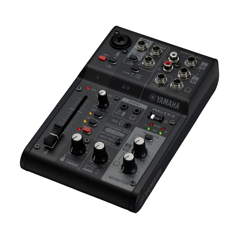 Yamaha AG03 MK2 BK Mixer mit internem USB 2.0 Audiointerface Farbe: schwarz Jetzt Zugreifen