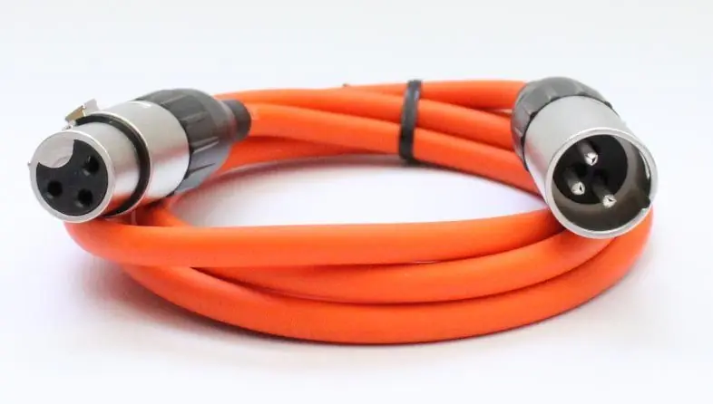Begrenztes Angebot Mikrofonkabel Amphenol XLR male/female, 1 Meter, orange