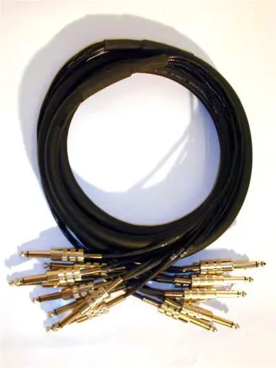Multicore, 8x 6,3mm Klinkenstecker8x 6,3mm Klinkenstecker, 3 Meter SoLänge Der Vorrat Reicht