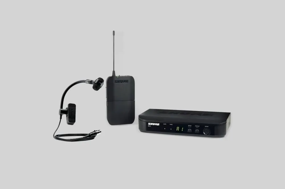 Shure BLX14E/P98H H8E 518-542 MHz Wireless-SystemInstrumenten Clip Mikrofon Wochenendangebot
