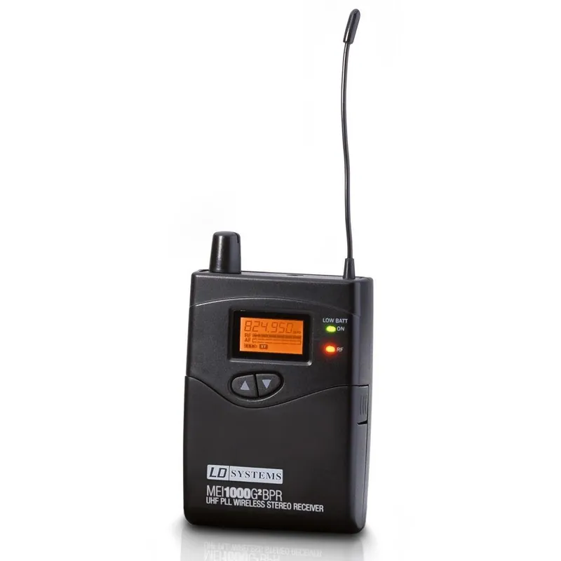 Im Trend LD Systems MEI 1000 BPR G2 In-Ear Empfänger 823 - 832 MHz und 863 - 865 MHz