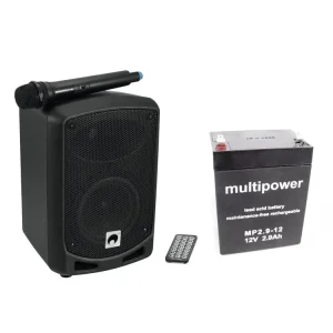 OMNITRONIC WAMS-65BT inkl. Akku Drahtlos-PA-System mit Funkmikrofon Komplett-SET Preisknaller