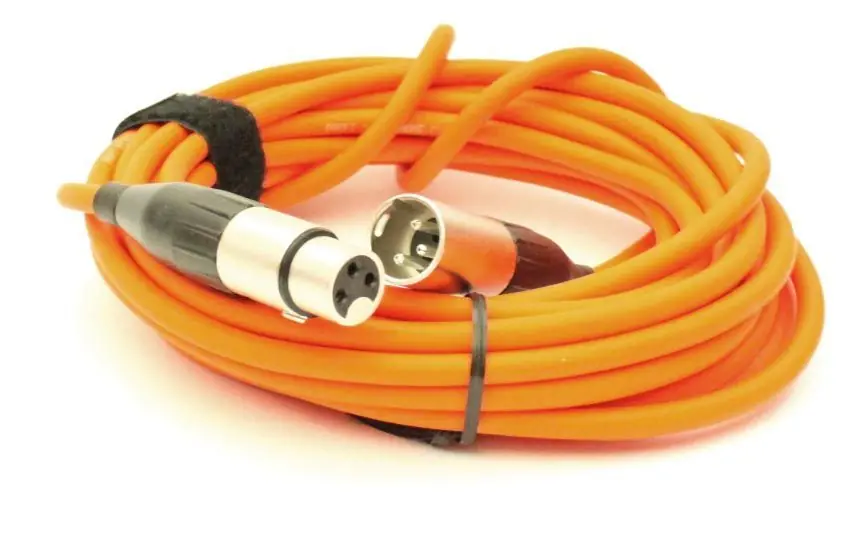 Mikrofonkabel Alcatel XLR male/female, 7,5 Meter, orange Mengenrabatt
