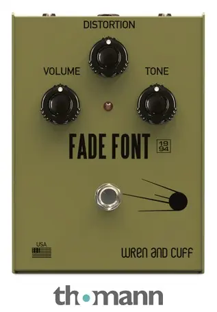 Geld-Zurück-Garantie Wren & Cuff Fade Font '94 Fuzz/Distortion