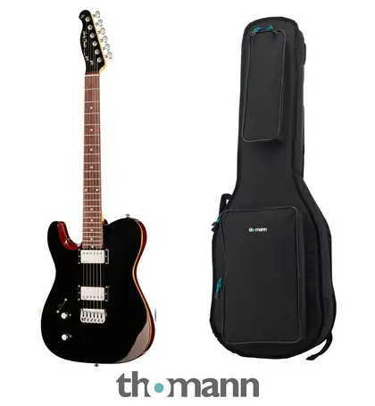 Harley Benton Fusion-T HH HT LH EB BK Bundle Nur Für Kurze Zeit