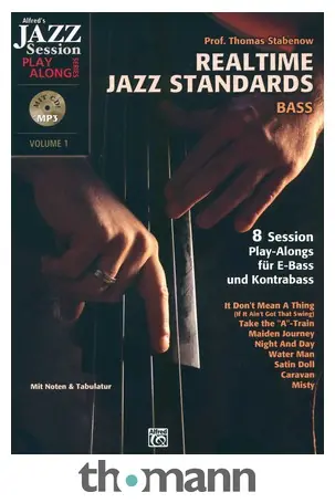 Alfred Music Publishing Realtime Jazz Standards Bass Sonderangebot