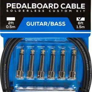 Neue Ware BCK-6 Solderless Pedalboard Cable Kit