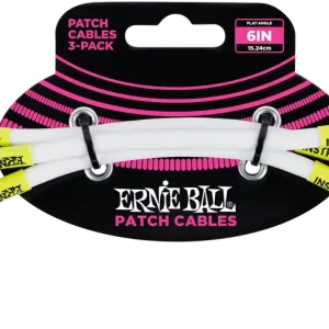 Patchkabel, flach gewinkelt/flach weiß, 15cm, 3er Pack Heißes Angebot
