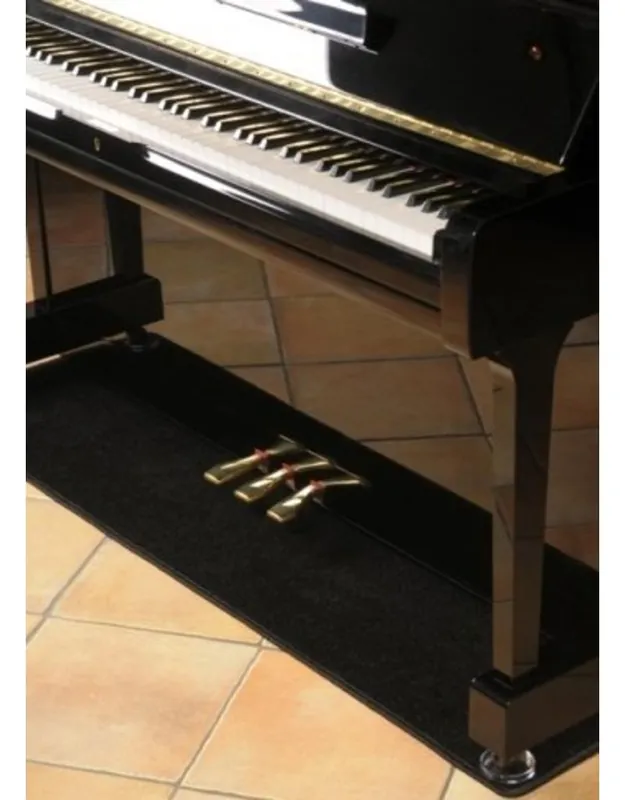 Hochwertig Pianocarpet breit schwarz 151cmx58cm