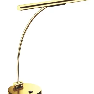 Großhandel L3451-LED Digitalpiano-Leuchte Boogie Messing poliert