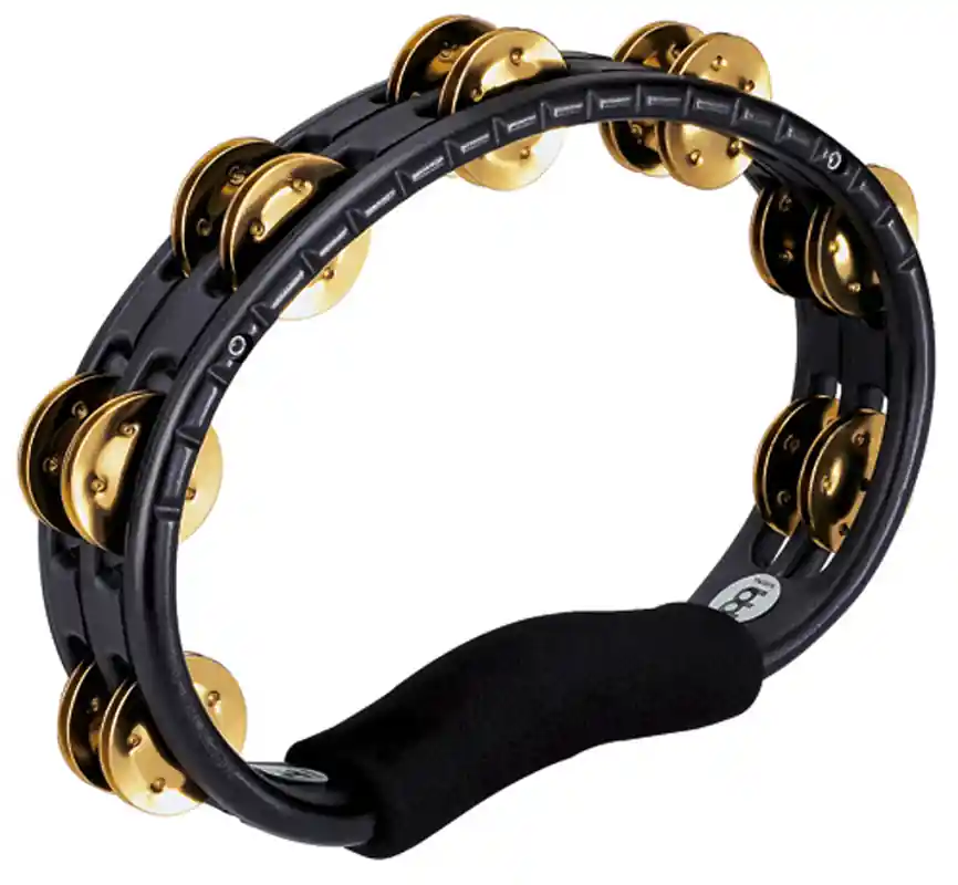 TMT1B-BK Traditional ABS Tambourine - Handmodell - black Ausverkauf