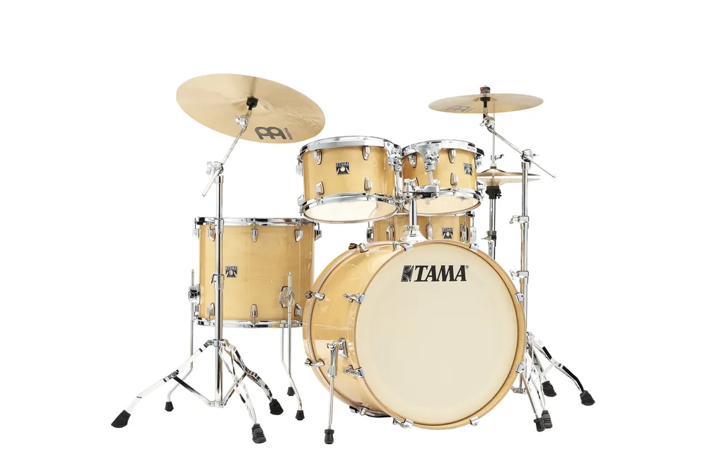 CL52KR-GNL Superstar Classic Drum Set 5 teilig - Gloss Natural Blonde/Chrom HW + SM5W Hardware Kit Geprüft