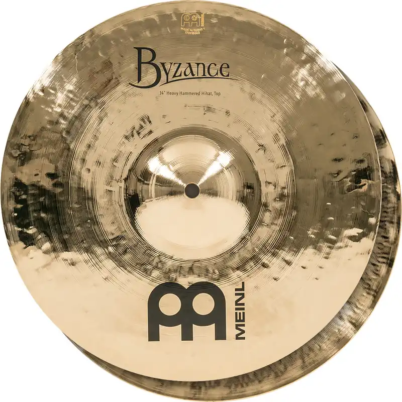 B14HHH-B Byzance Brilliant Heavy Hammered HiHat - 14" Kostenloser Versand