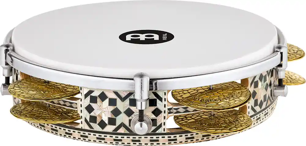 Echt AERIQ1 Artisan Edition Riq Drum 8 3/4" White Pearl, Mosaic Royale